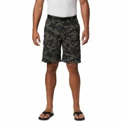 Columbia Silver Ridge Printed Cargo Shorts Men black camo
