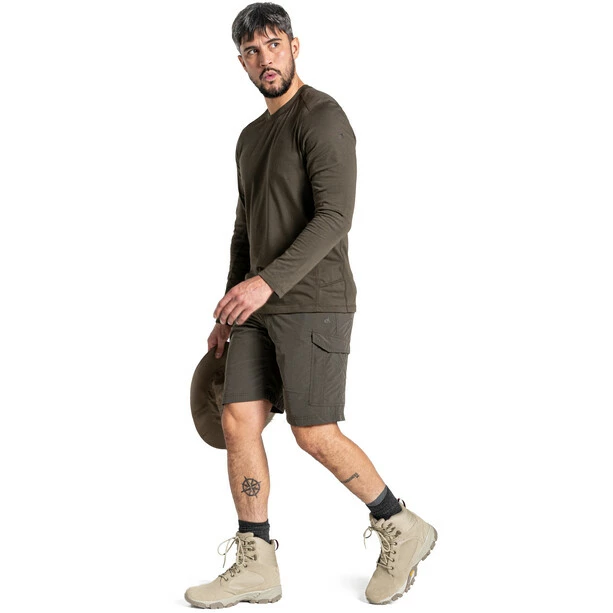 Craghoppers NosiLife Cargo Shorts Men woodland green 4 Craghoppers NosiLife Cargo Shorts Men woodland green - Image 4
