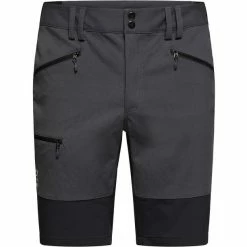 Haglöfs Mid Slim Shorts Men magnetite/true black