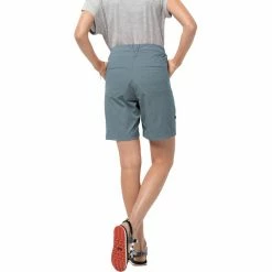 Jack Wolfskin Desert Shorts Women teal grey -Hiking Shorts Sales jack wolfskin desert shorts women teal grey 3