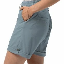 Jack Wolfskin Desert Shorts Women teal grey -Hiking Shorts Sales jack wolfskin desert shorts women teal grey 4