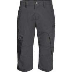 Jack Wolfskin Desert Valley 3/4 Pants Men asphalt