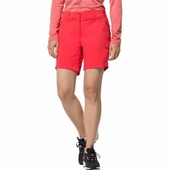 Jack Wolfskin Peak Shorts Women tulip red -Hiking Shorts Sales jack wolfskin peak shorts women tulip red 3