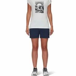 Mammut Runbold Roll Cuff Shorts Women marine -Hiking Shorts Sales mammut runbold roll cuff shorts women marine 2