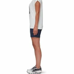 Mammut Runbold Roll Cuff Shorts Women marine -Hiking Shorts Sales mammut runbold roll cuff shorts women marine 4