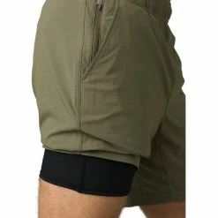 Prana Heiro Shorts 8" Inseam Men rye green -Hiking Shorts Sales prana heiro shorts 8 inseam men rye green 5