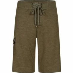 Super.natural All Day Shorts Men olive night melange/silver grey