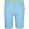 TROLLKIDS Haugesund Shorts Kids dolphin blue/lime