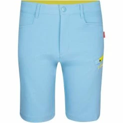 TROLLKIDS Haugesund Shorts Kids dolphin blue/lime