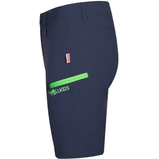 TROLLKIDS Haugesund Shorts Kids navy green 3 TROLLKIDS Haugesund Shorts Kids navy green - Image 3