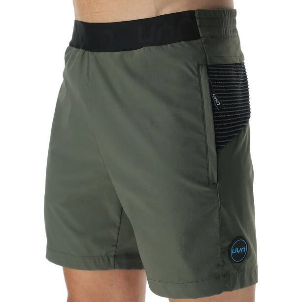 UYN Crossover Stretch Shorts Men army green/black 4 UYN Crossover Stretch Shorts Men army green/black - Image 4