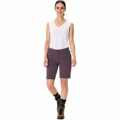 VAUDE Farley Stretch II Shorts Women blackberry -Hiking Shorts Sales vaude farley stretch ii shorts women blackberry 5
