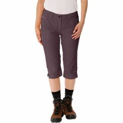 VAUDE Skomer Capri Women blackberry 8 VAUDE Skomer Capri Women blackberry -Hiking Shorts Sales vaude skomer capri women blackberry 3